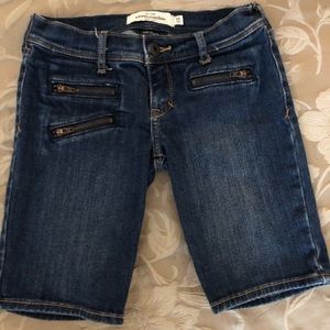 Girls Abercrombie Jean Shorts Size 10